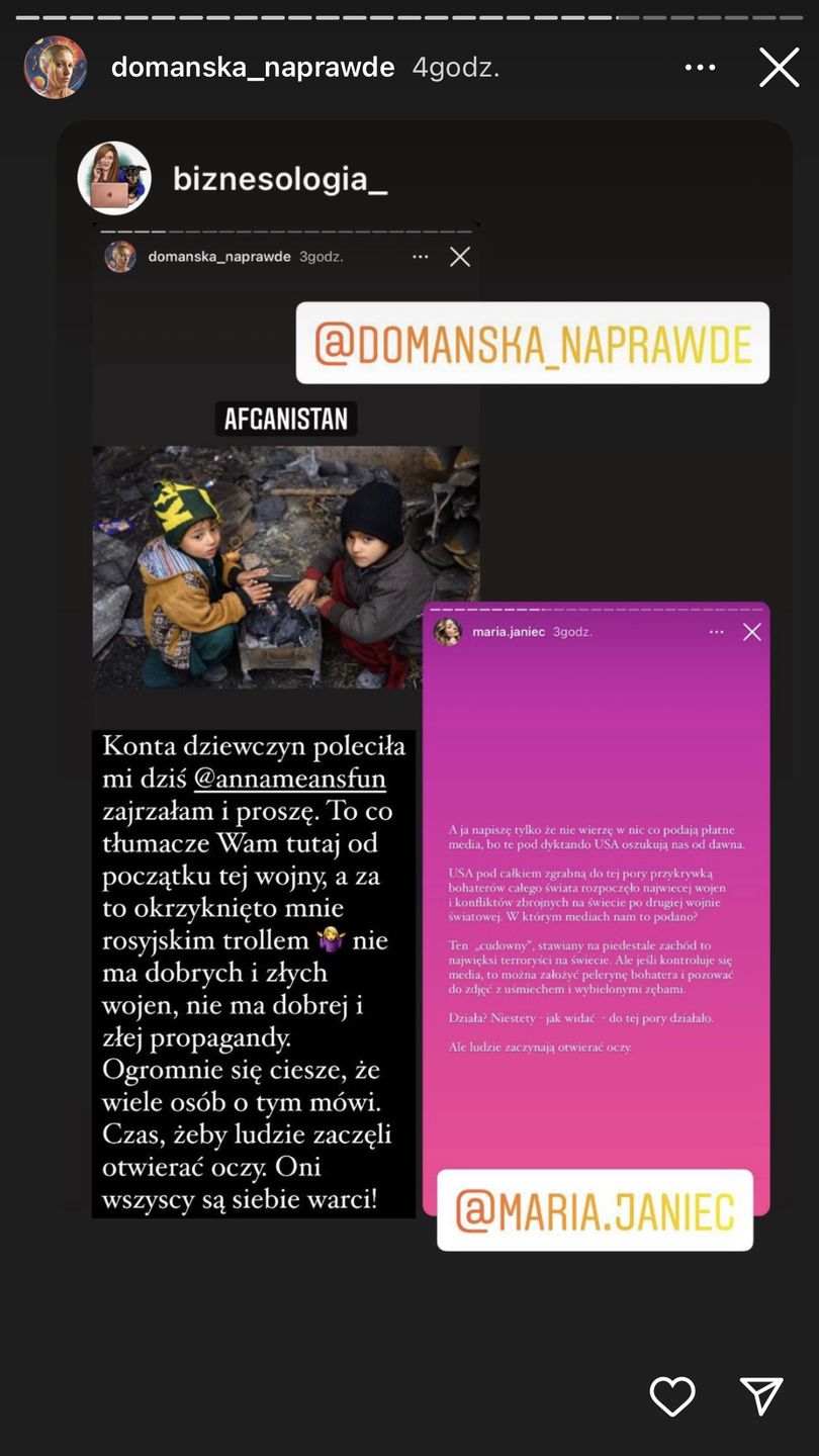 Aleksandra Domańska uderza w Amerykanów
