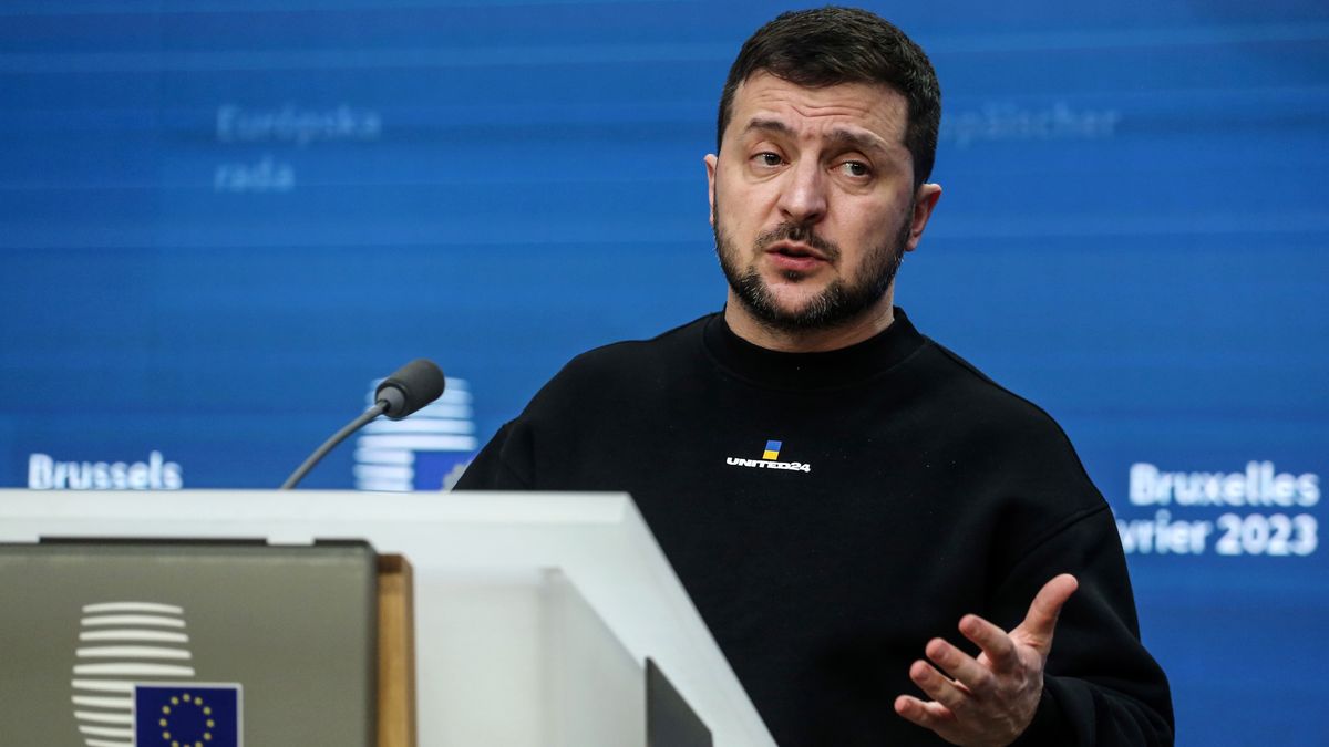 Prezydent Ukrainy Wołodymyr Zełenski