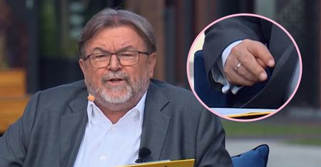 Edward Miszczak pojawił się na prezentacji ramówki TVN z OBRĄCZKĄ NA PALCU?! (ZDJĘCIA)