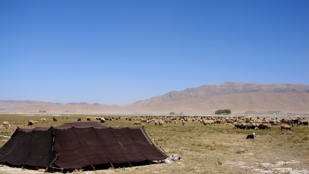 Obóz nomadów, zdjęcie poglądowe