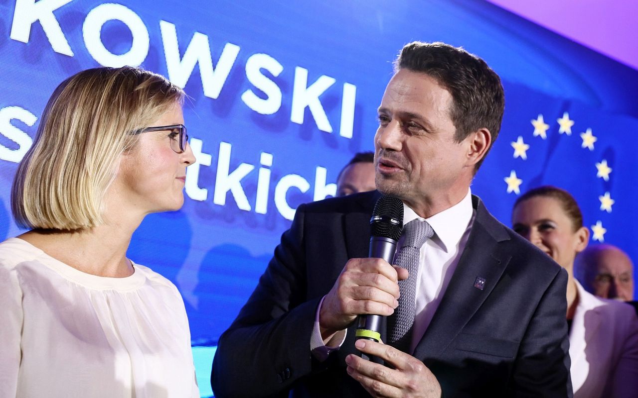 Debata prezydencka 2020. Rafał Trzaskowski opublikował zdjęcie z żoną. "Dziękuję, że jesteś ze mną"
