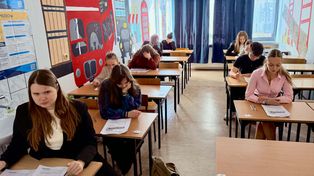 Starachowice: Próbna matura 2026. Uczniowie III Liceum Ogólnokształcącego pisali egzamin z języka polskiego