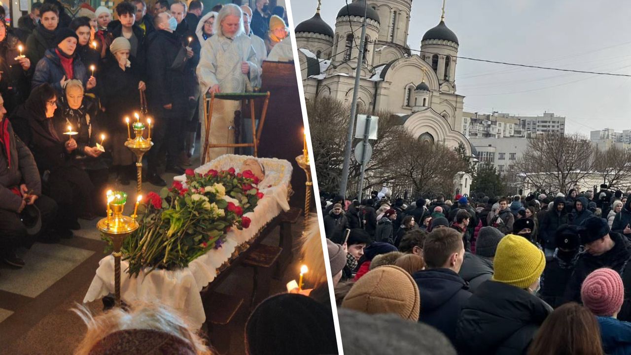 Alexei Navalny laid to rest amid chants and warnings from Kremlin