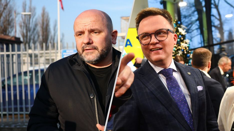 Mariusz Gosek i Szymon Hołownia