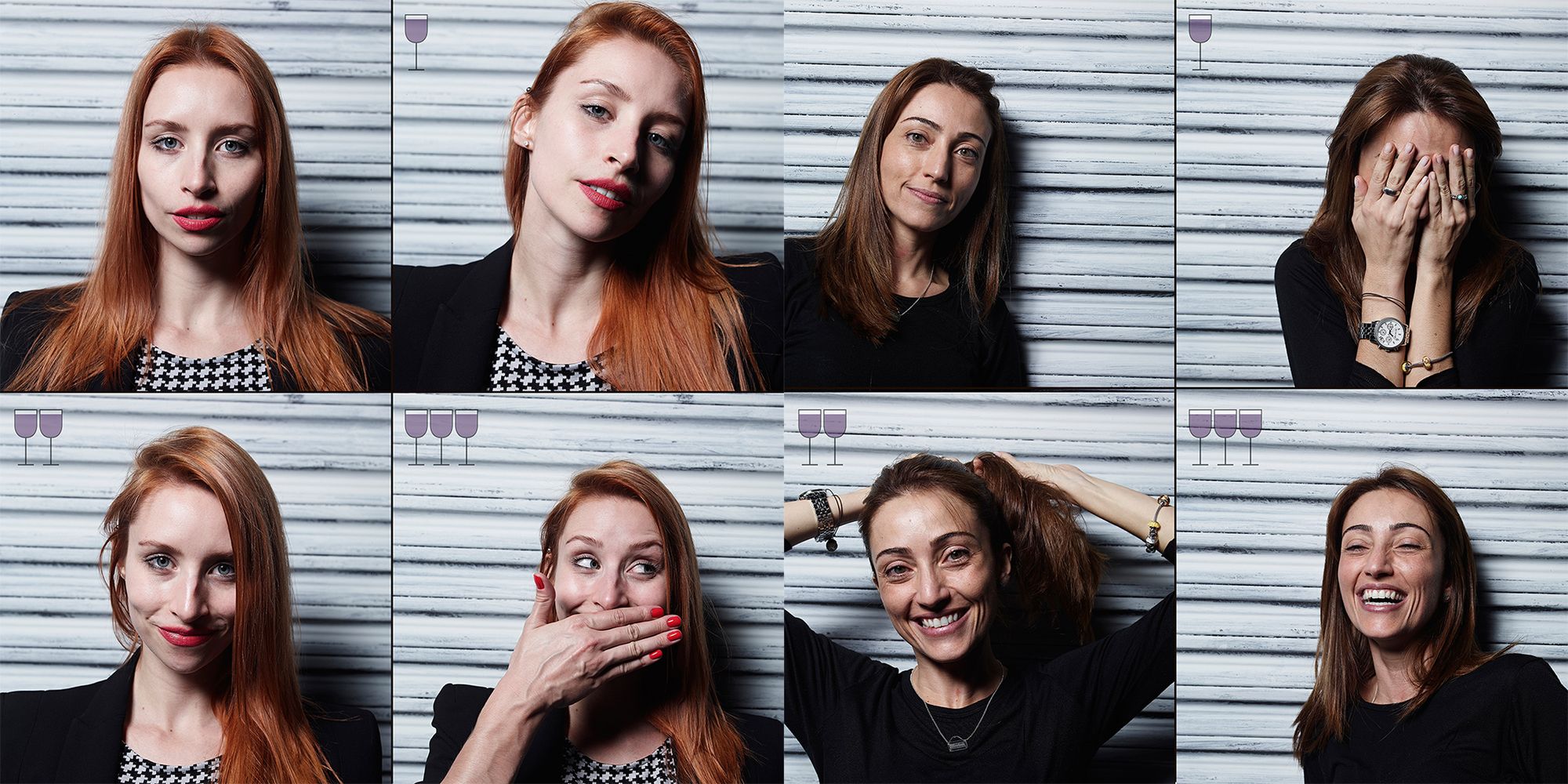 Zastanawialiście się kiedyś jak wyglądacie po 1, 2 i 3 lampkach wina? 2