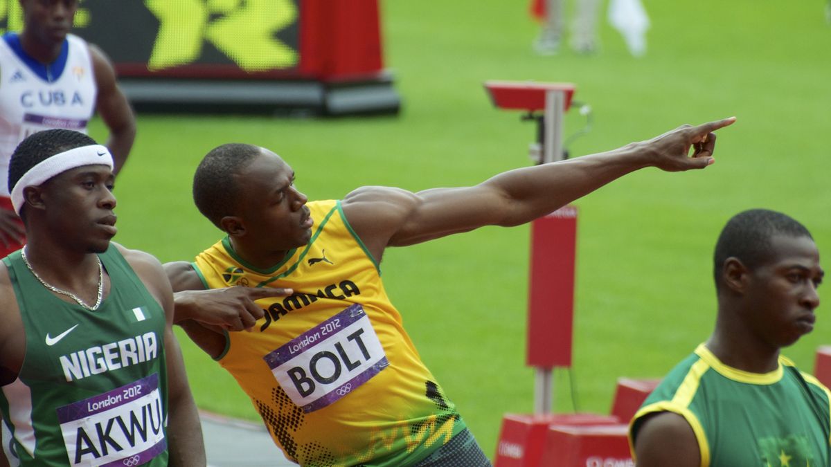 Usain Bolt w 2012 roku