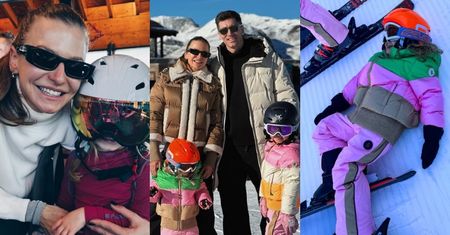 Anna i Robert Lewandowscy ładują baterie w górskim kurorcie: nauka jazdy na nartach,  romantyczna podróż kolejką linową (ZDJĘCIA)
