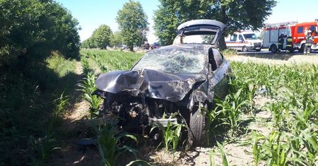 Wypadek na krajowej 11