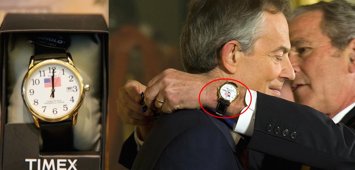 George W. Bush nosił zegarek Timex