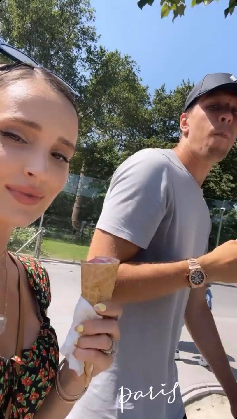 Marina i Wojtek Szczęśni w Paryżu
