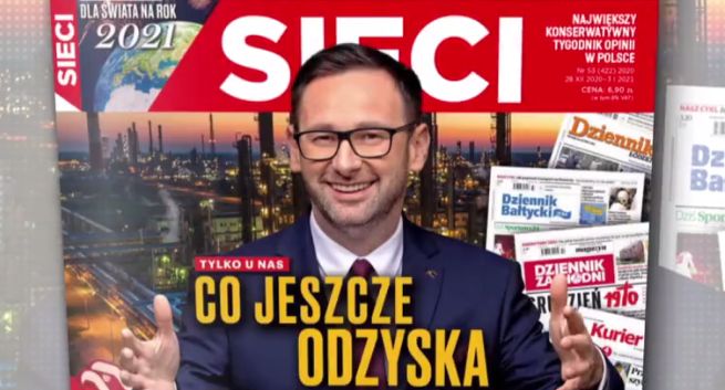 Prezes Orlenu Daniel Obajtek Człowiekiem Wolności tygodnika „Sieci”