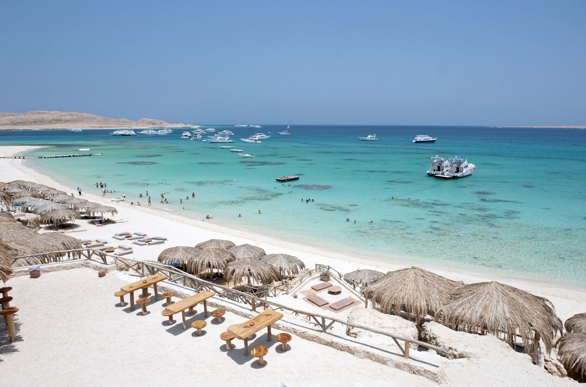 Plaże w Egipcie są przepiękne