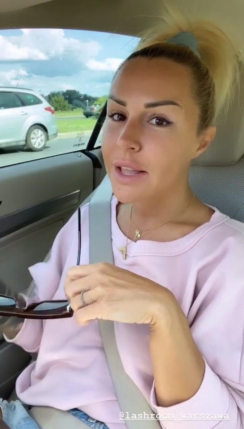 Blanka Lipińska zdjęła sztuczne rzęsy