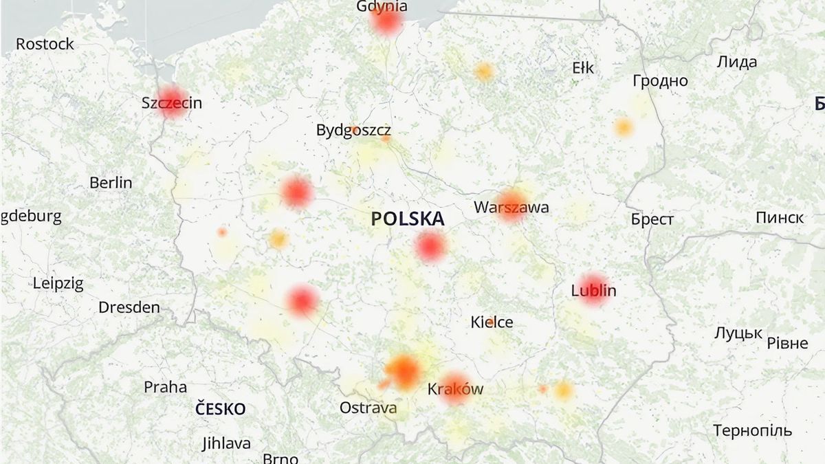 Awaria OLX w Polsce