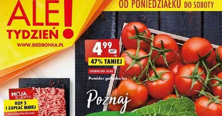 Biedronka nowa gazetka 16.05-21.05. Promocje Biedronka od poniedziałku 16 maja