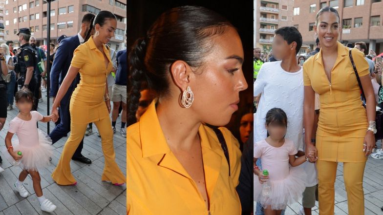 Georgina Rodriguez z dziećmi na koncercie Rosalii