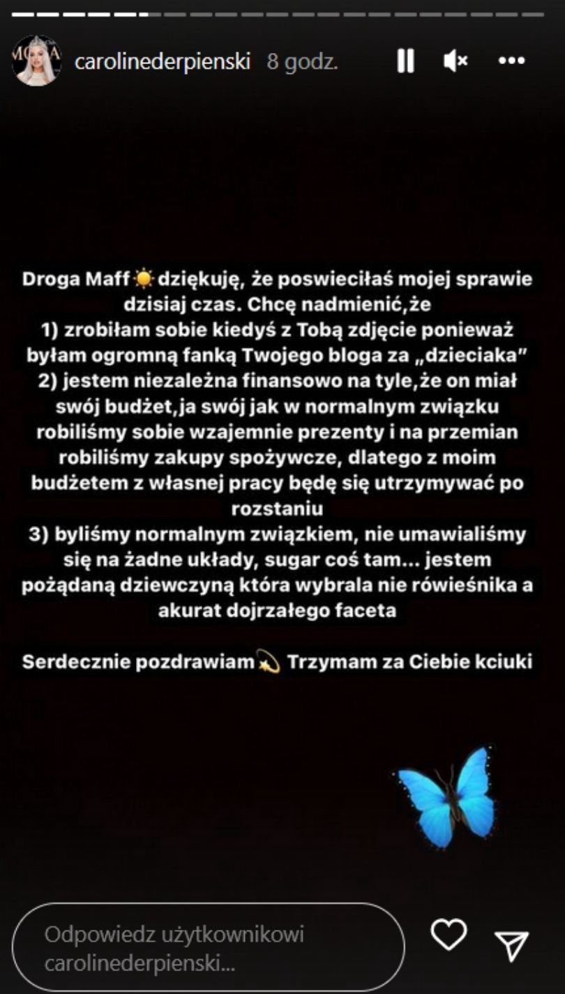 Karolina Derpieńska odpowiada Maffashion