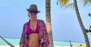 Salma Hayek pokazała się w bikini. Co za figura