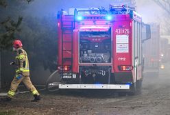 Ogromny pożar pod Poznaniem. Strażacy gaszą halę