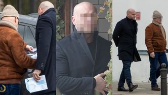 Emil S. spotkał się z byłym mafijnym bossem! Byli w restauracji i przeglądali tajemnicze dokumenty... (ZDJĘCIA)