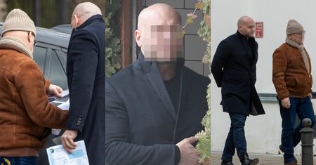 Emil S. spotkał się z byłym mafijnym bossem! Byli w restauracji i przeglądali tajemnicze dokumenty... (ZDJĘCIA)