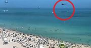 Helikopter runął do wody tuż przy plaży na Florydzie