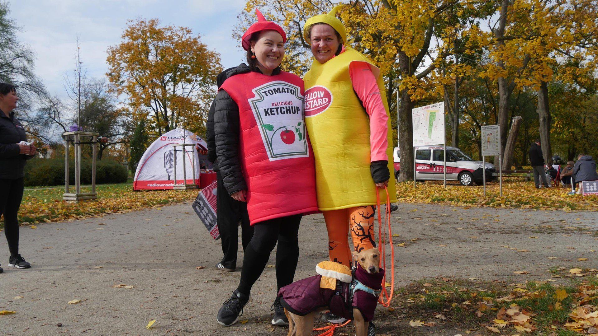 Halloweenowy Bieg Radia Wrocław w Parku Skowronim