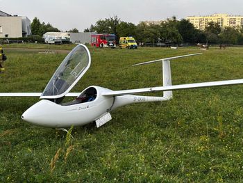 Wypadek szybowca w Bielsku-Białej: Pijany pilot przekazany policji, 16-latka w szoku