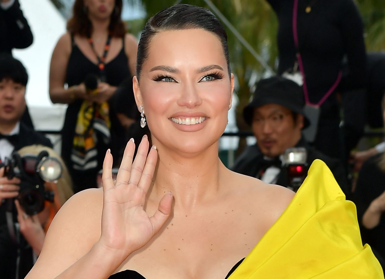 Adriana Lima pojawiła się w Cannes 