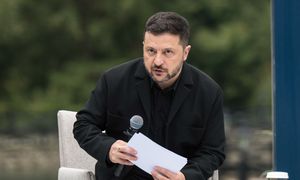 Riposta Zełenskiego. Prowokował go rosyjski dziennikarz