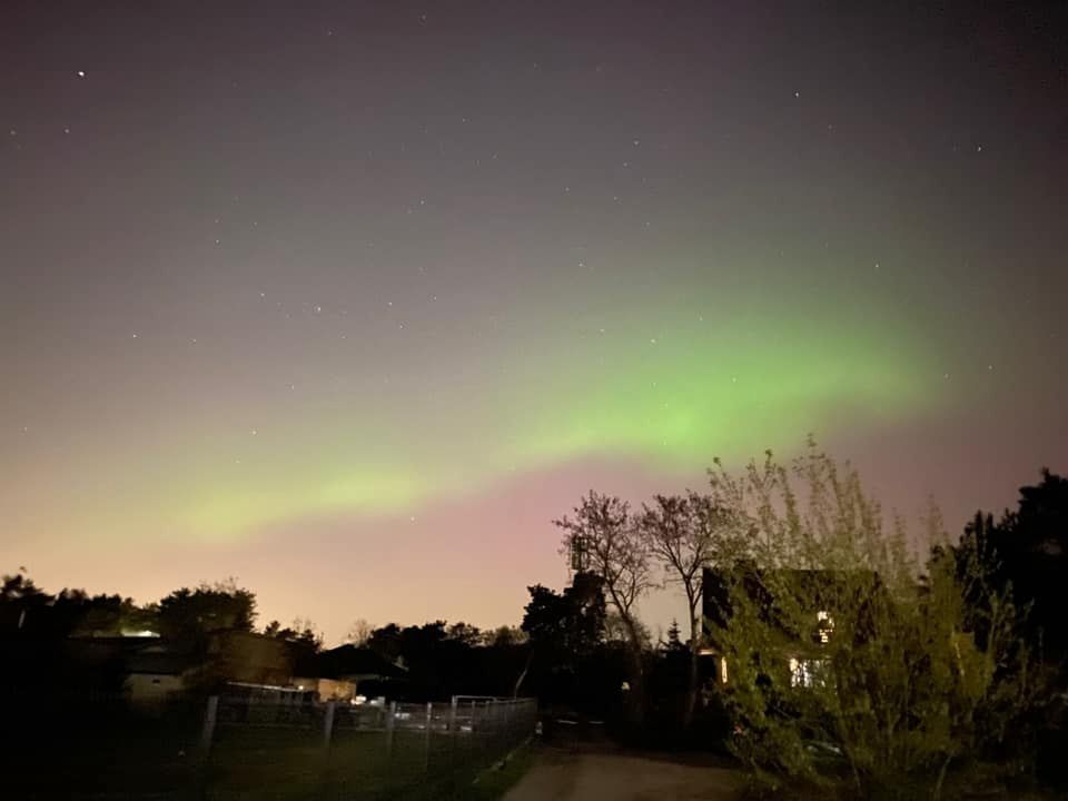 Zorza polarna nad Polską