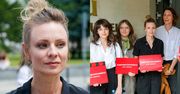 Magdalena Boczarska protestowała przed Sejmem. Wskazuje na trudny los artystów: "Nie są w stanie utrzymać się z aktorstwa"