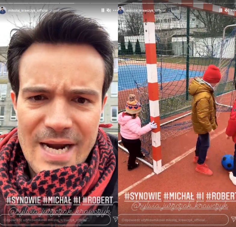 Mikołaj Krawczyk świętuje urodziny synów