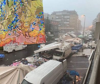 Armagedon pogodowy w Europie. Potężne burze we Włoszech, Szwajcarii i Francji