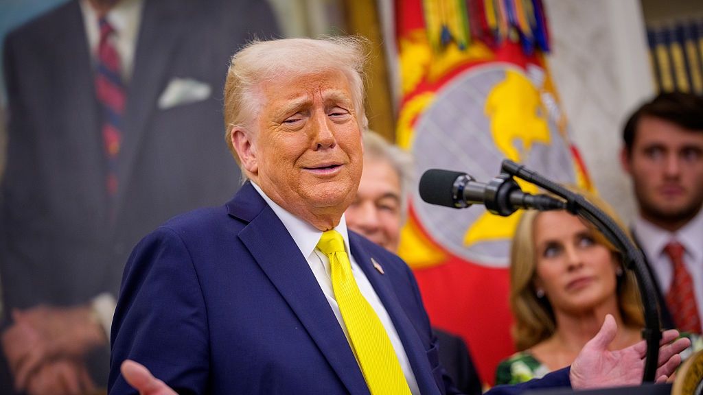 President Trump Participates In Swearing-In Ceremony For Medicare and Medicaid Services Administrator Dr. Mehmet Oz
WASHINGTON, DC - APRIL 18: U.S. President Donald Trump gestures while speaking during a swearing in ceremony for Dr. Mehmet Oz as Medicare and Medicaid Services Administrator in the Oval Office at the White House on April 18, 2025 in Washington, DC. Oz spoke of a desire to provide America access to great care while reducing chronic disease and modernizing Medicare and Medicaid. (Photo by Andrew Harnik/Getty Images)
Andrew Harnik
bestof, topix