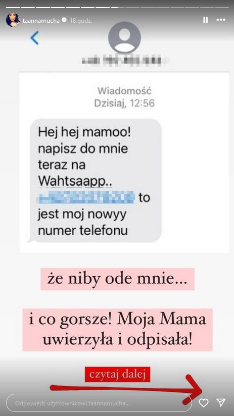 Mama Anny Muchy padła ofiarą oszustwa