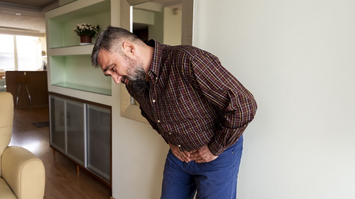 Inflammation of the prostate, premature ejaculation, erection problems, bladder. Man health care and prostate senior man health issue well being conceptSick senior old man with prostate cancer, prostate inflammation, premature ejaculation, fertility, bladder problem sickness, man health care and prostate senior man health issue well being conceptRealPeopleGroup