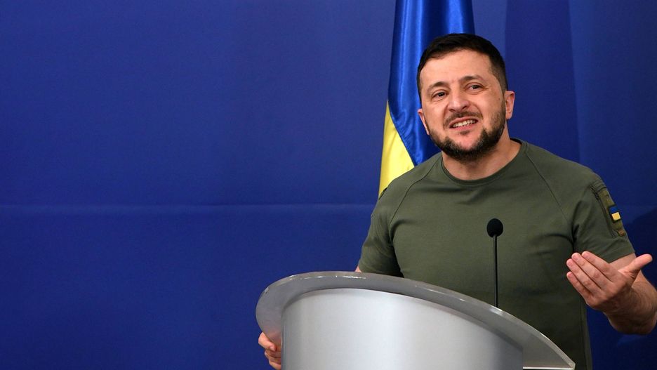 Prezydent Ukrainy Wołodymyr Zełenski