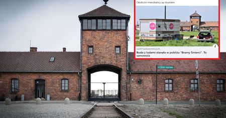 Postawili ją przy ''Bramie Śmierci'' w Birkenau. Ludzie oburzeni