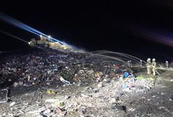 Pożar w Domaszkowicach. Ogień w składowisku odpadów