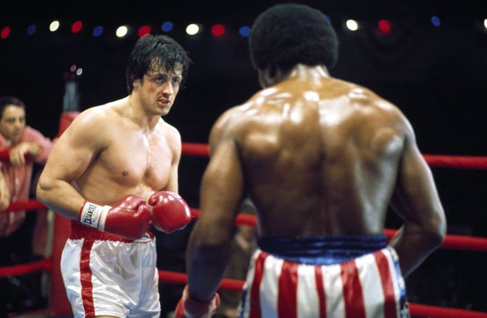 Sylvester Stallone w filmie "Rocky"