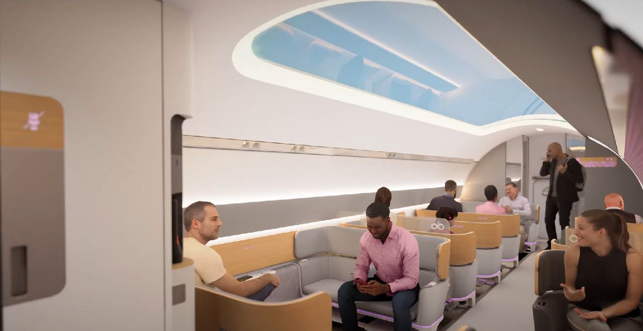 Firma Virgin Hyperloop zaprezentowała wizję transportu pasażerskiego w 2030 roku