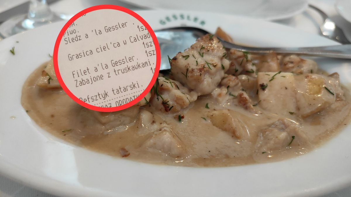 Grasica w menu restauracji Adama Gessler w Warszawie