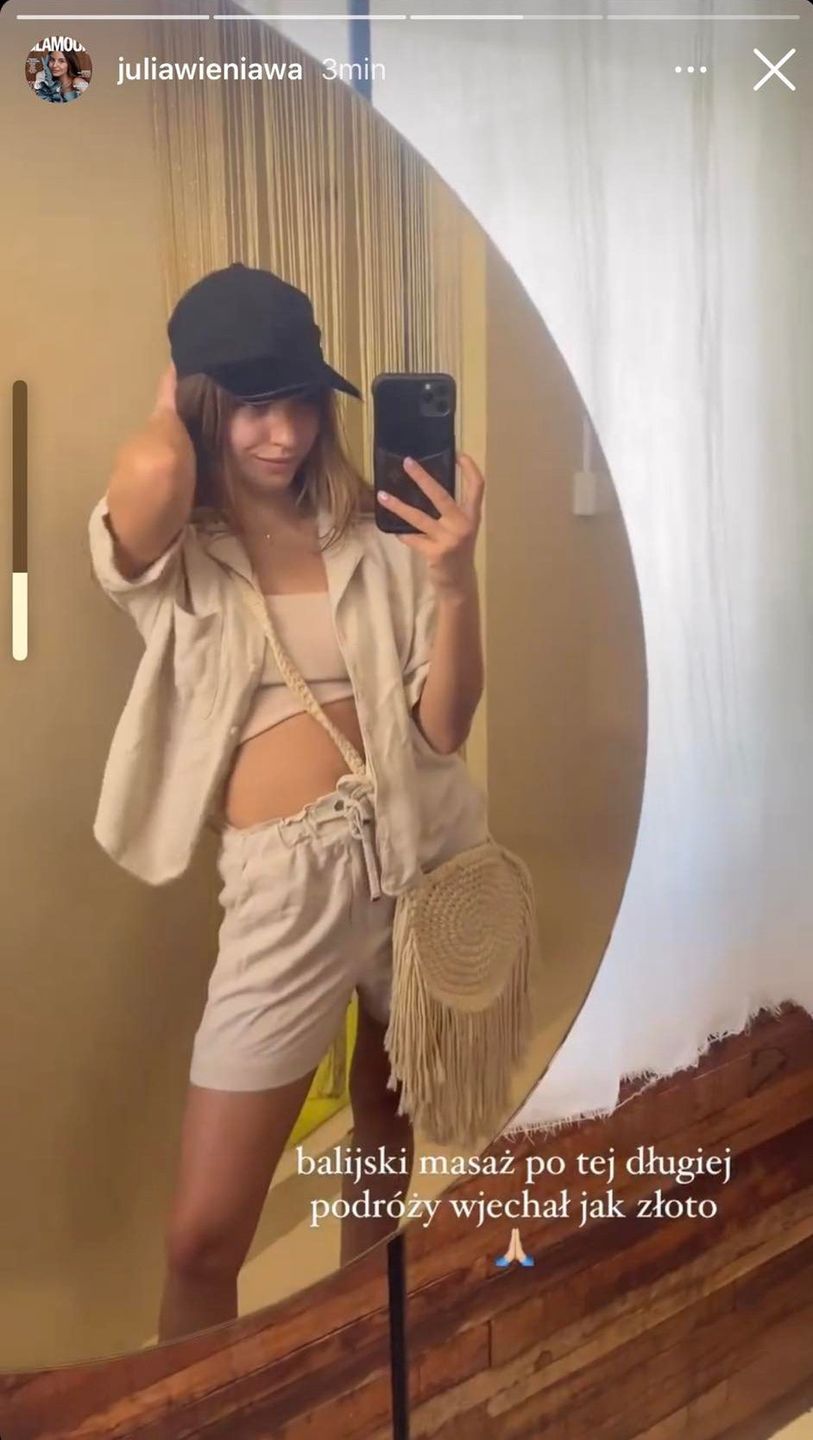 Julia Wieniawa wypoczywa na Bali. Już rozpoczęła relację z wyjazdu 