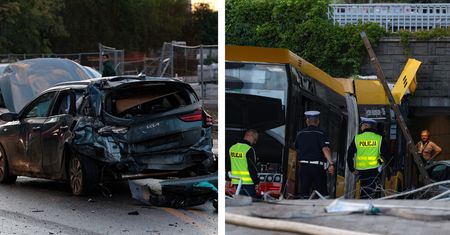 Taranował wszystko na swojej drodze. Przerażająca relacja pasażerki autobusu w Warszawie