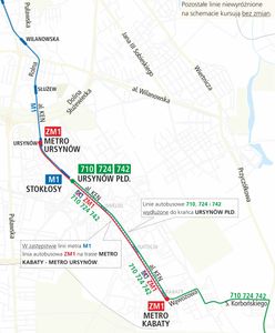 Warszawa. W weekend metro będzie kursować na krótszej trasie