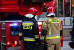 Pożar budce z pizzą. Realne zagrożenie dużym wybuchem