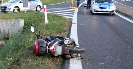 Krzepice. Nie żyje motocyklista. Śledczy ustalają przyczyny wypadku