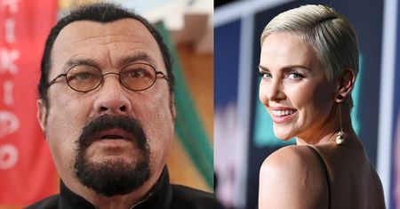 Rozsierdzona Charlize Theron szydzi z nadwagi Stevena Seagala: "Jest niesamowicie otyły"