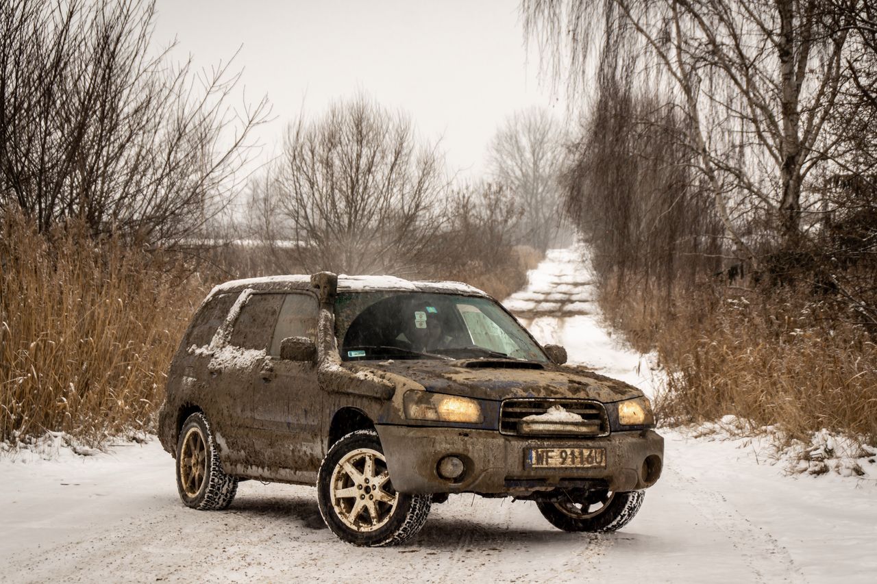 Uważasz, że podniesione kombi nie da sobie rady w cięższym terenie? Poznaj Bartka i jego subaru forestera